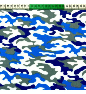 Cotton fabric 100% cotton, 125 g/m², width 160 cm, navy blue