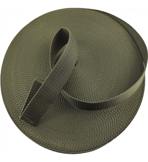 Polypropylénový popruh 15 mm khaki (balení 50 m)