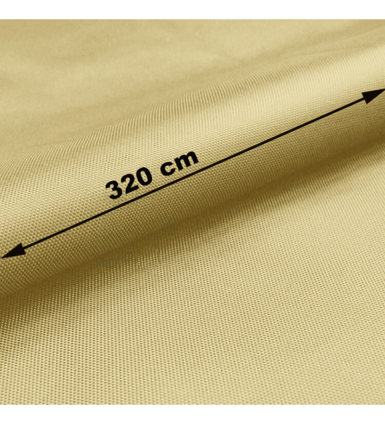Water-repellent Oxford fabric with Teflon finish, 165 g/m², width 320 cm, beige