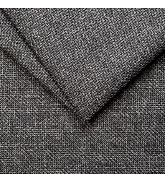 Non-flammable structured upholstery fabric Fjord Anthracite for furniture upholstery – sold by the meter