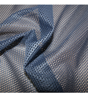 Polyester elastic mesh dark blue, 2x2mm eye