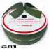 Hook and Loop Velcro Tape Set, color khaki 25 mm, package 25 m