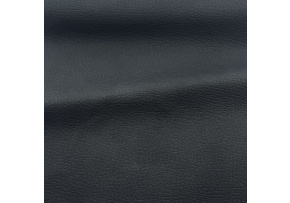 Eco-leather Largo Black, upholstery fabric on a backing, coarse, by the meter