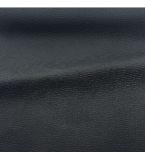 Eco-leather Largo Black, durable upholstery fabric with a pronounced texture, by the meter