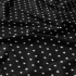 Children's cotton fabric 100% cotton, 125 g/m², width 160 cm, white stars on black