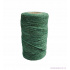 Jute braided cord 100g, 31m color green