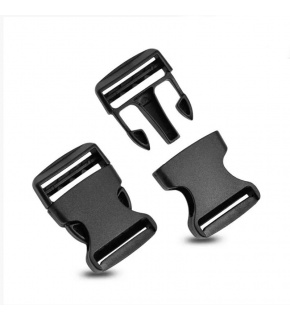 Plastic buckle 25 mm black