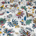 Cotton fabric 100% cotton, 125 g/m², width 160 cm, flowers on white