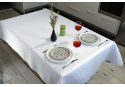 Water-repellent tablecloth Rhombe, 110x160 cm color White, stain-resistant
