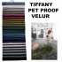 Swatch of Tiffany velvet fabrics
