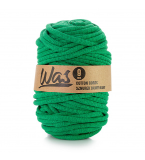 Cotton cord 9mm, 50m, color green 220 Cotton cord 9mm, 50m, color green 220