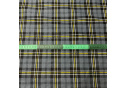 Cotton flannel fabric Checkered Gray 8x8 cm