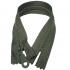 Zipper cube 5 mm 25 cm Non-separable Khaki
