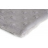 Minky Microfleece Fabric Stars, Color Gray 21
