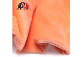 Minky microfleece solid color, Salmon color
