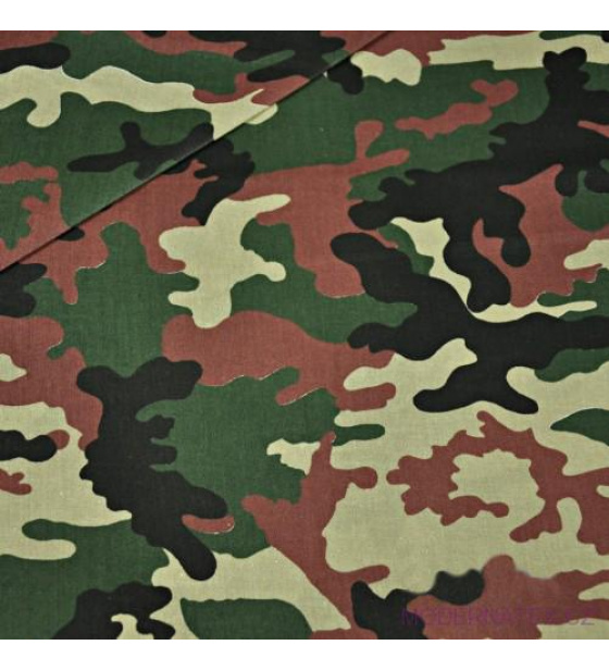 Cotton fabric 100% cotton, 125 g/m², width 160 cm, moro brown
