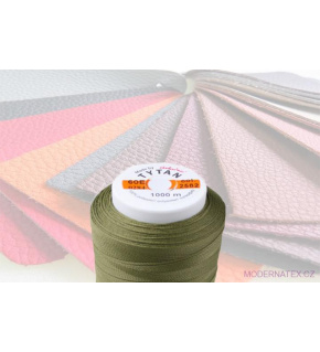 Upholstery sewing thread TYTAN 60E 1000 m khaki color 2582