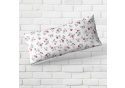 Flannel duvet cover with zipper, color White, 140x200 cm