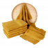 Darsi terry towel 50x100 cm, mustard color