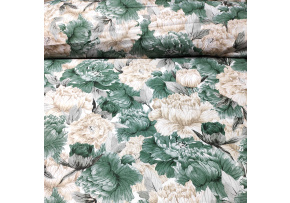 Peony Vintage Cotton Fabric
