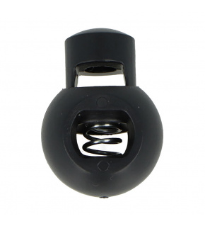 Cord stoppers 5 mm color black pattern 022