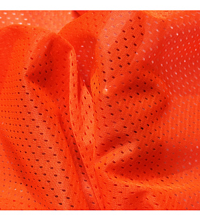 Polyester mesh for clothing Orange neo, 2x2mm eye