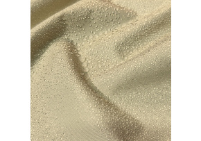 Water-repellent Oxford fabric with PU coating, 200 g/m², width 160 cm, beige