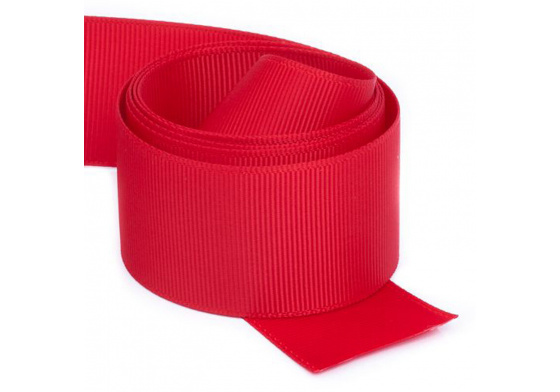 Grosgrain ribbon, color Red 30 mm package 50 m