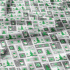 Christmas cotton fabric, by the meter, width 160 cm, Christmas Gray-Green on White