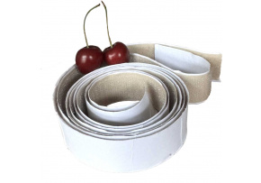 Beige adhesive hook and loop tape 50 cm, width 25 mm