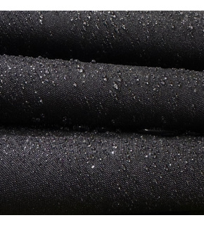 Water-repellent fabric Ultra (Oxford), 250 g/m², width 150 cm, with UV protection and WR finish, black