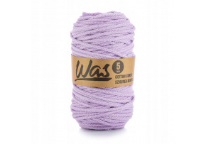 Cotton cord 5mm, 100m, lilac 130