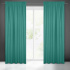 Blackout curtain with pleating tape TURQUOISE 135X270 cm