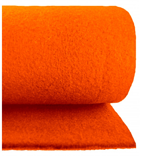 Technical felt 3 mm color Orange, width 150 cm