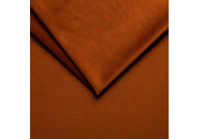 Upholstery Fabric Velur Tiffany for Furniture, Heavy Fabric, by the Meter - Pet Proof, Rust