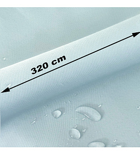 Water-repellent Oxford fabric with Teflon finish, 165 g/m², width 320 cm, light blue