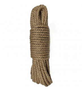 Braided jute cord 10 mm x 20 m