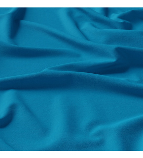 Solid-colored cotton fabric, 125 g/m², width 160 cm, turquoise
