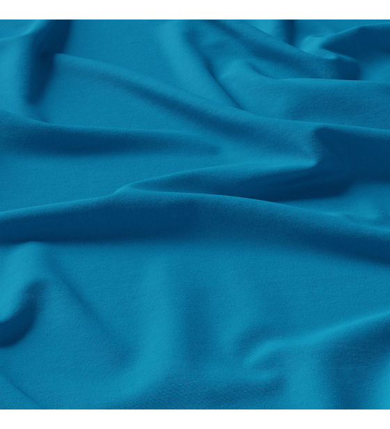 Solid-colored cotton fabric, 125 g/m², width 160 cm, turquoise