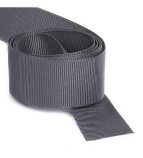 Grosgrain ribbon, color Graphite, 30 mm package 50 m