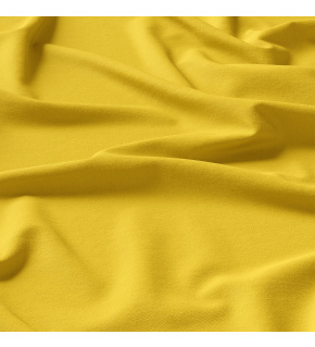 Solid-colored cotton fabric, 125 g/m², width 160 cm, yellow
