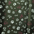 Waterproof fabric Kodura PVC coating 600D, 360 g/m², width 150 cm, dog and cat, khaki