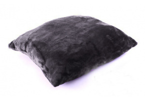 Velvet Pillowcase in Graphite Color, 40x40cm