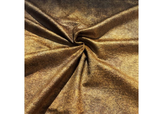 Velvet upholstery fabric INFINITY 8 Amber 1.4 m x 0.55 m
