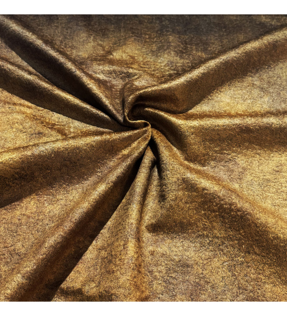 Velvet upholstery fabric INFINITY 8 Amber 1.4 m x 0.55 m