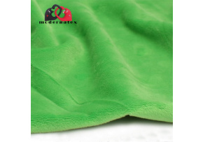 Minky microfleece solid color, Green