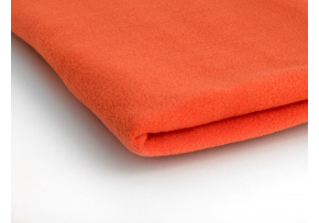 Microfleece Fabric Tangerine