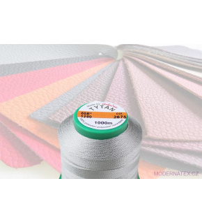 Upholstery sewing thread TYTAN 60E 1000 m color lt. gray 2675