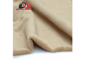 Minky microfleece solid color, Camel color