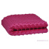 Fabric microplush Minky 380 Dot, color Dk. Fuchsia